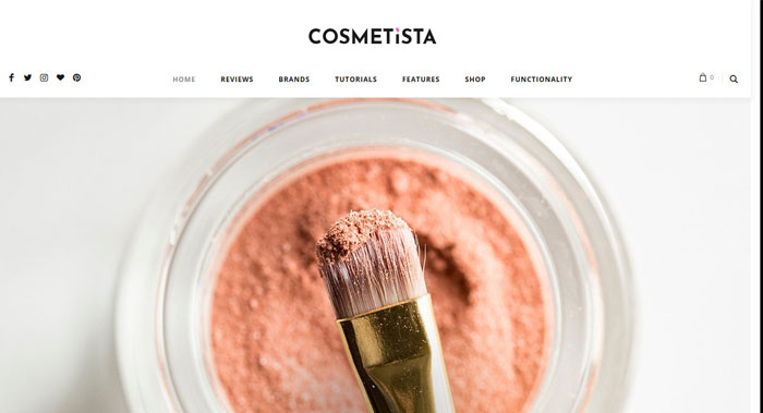 Cosmetista WordPress Theme Customization