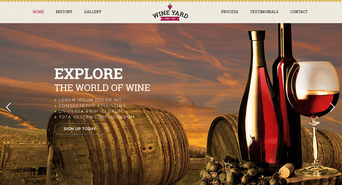 Wine Yard WordPress Theme